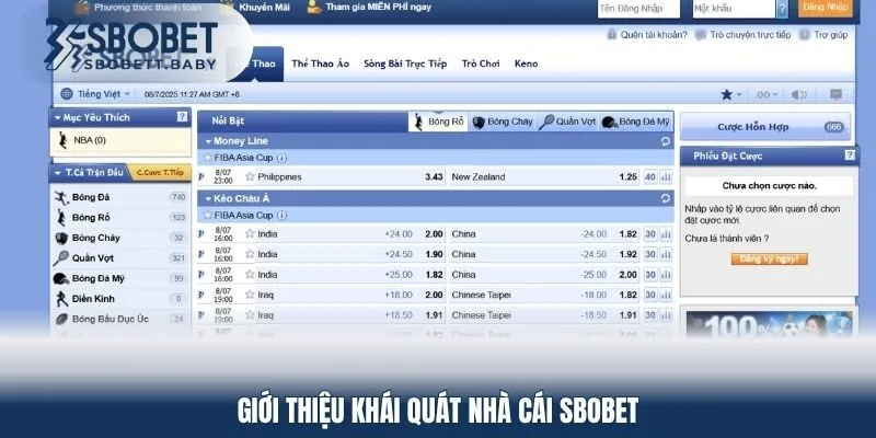 Giới thiệu khái quát nhà cái SBOBET